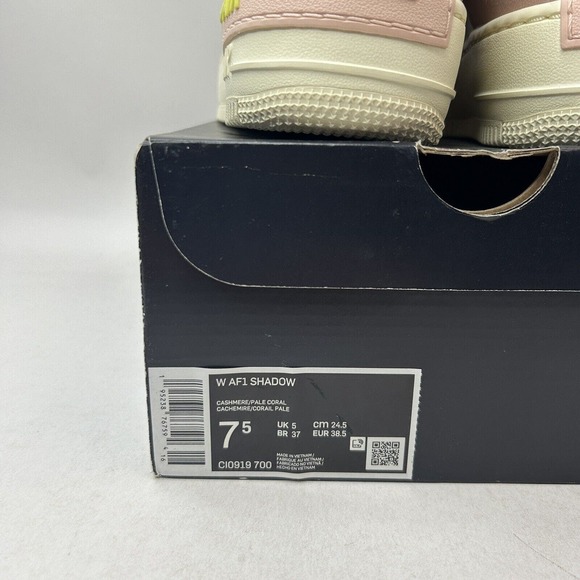 Nike Shoes Air Force 1 Low Shadow “Cashmere/Easter” 2024 - Picture 5 of 5